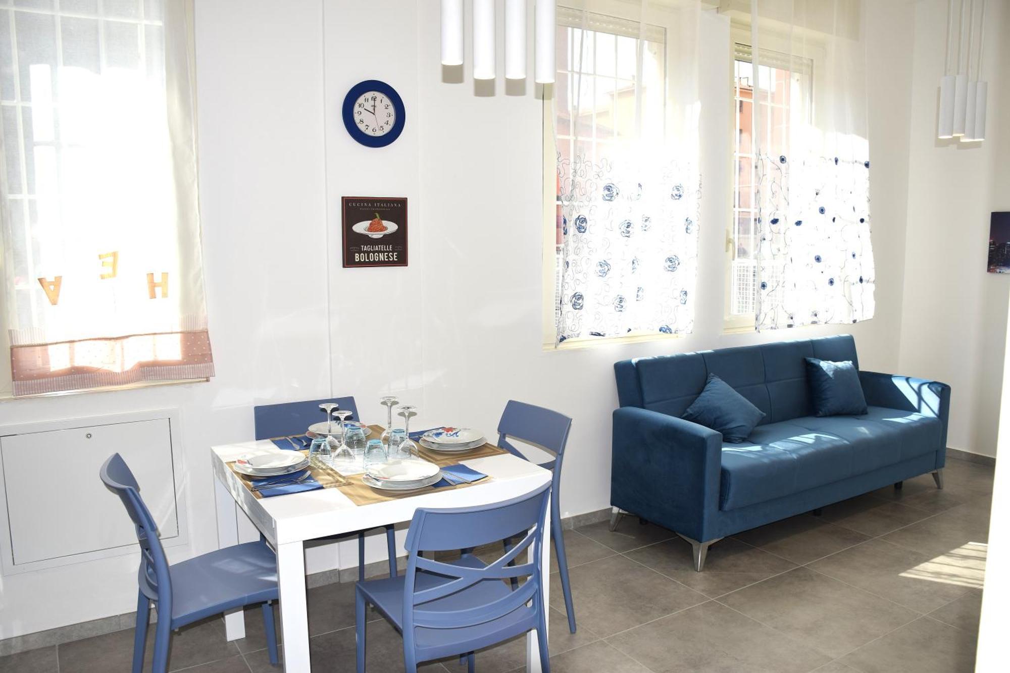 Apartmán La Dimora In Blu Boloňa Exteriér fotografie